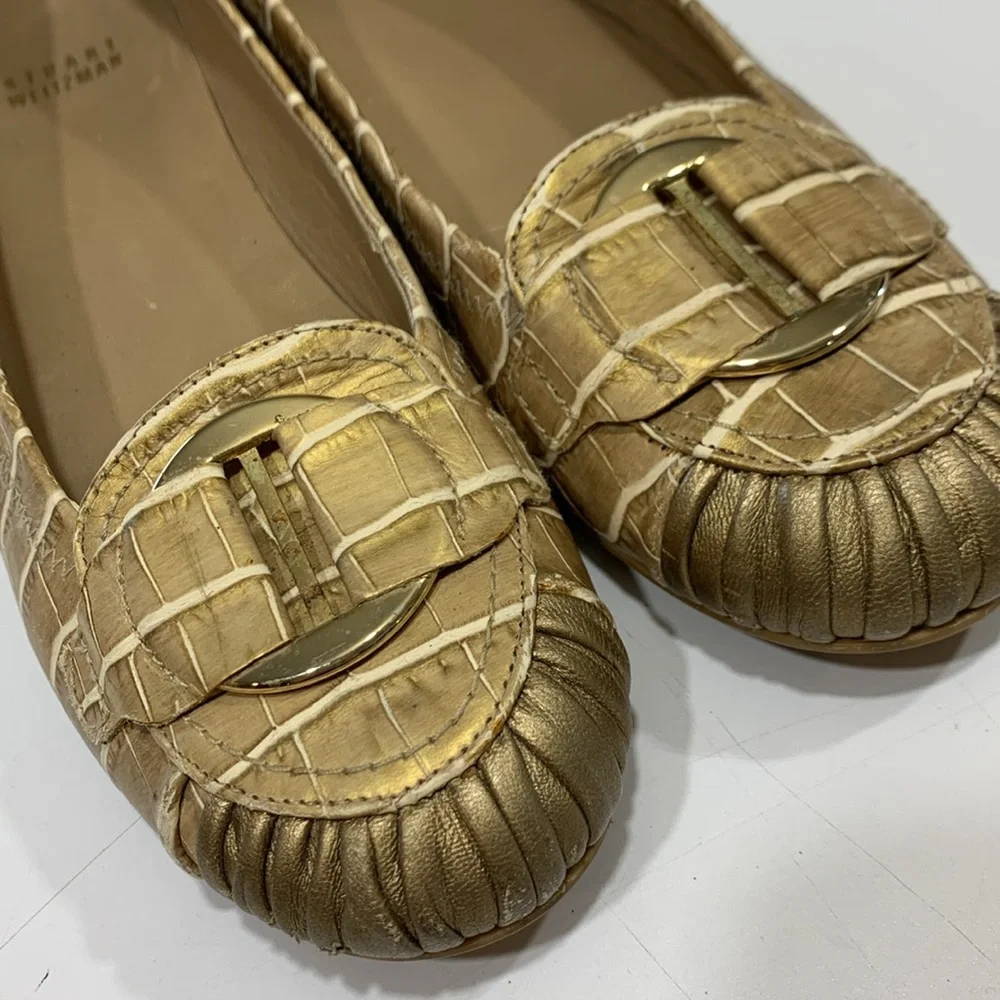Stuart Weitzman size 8 narrow flats